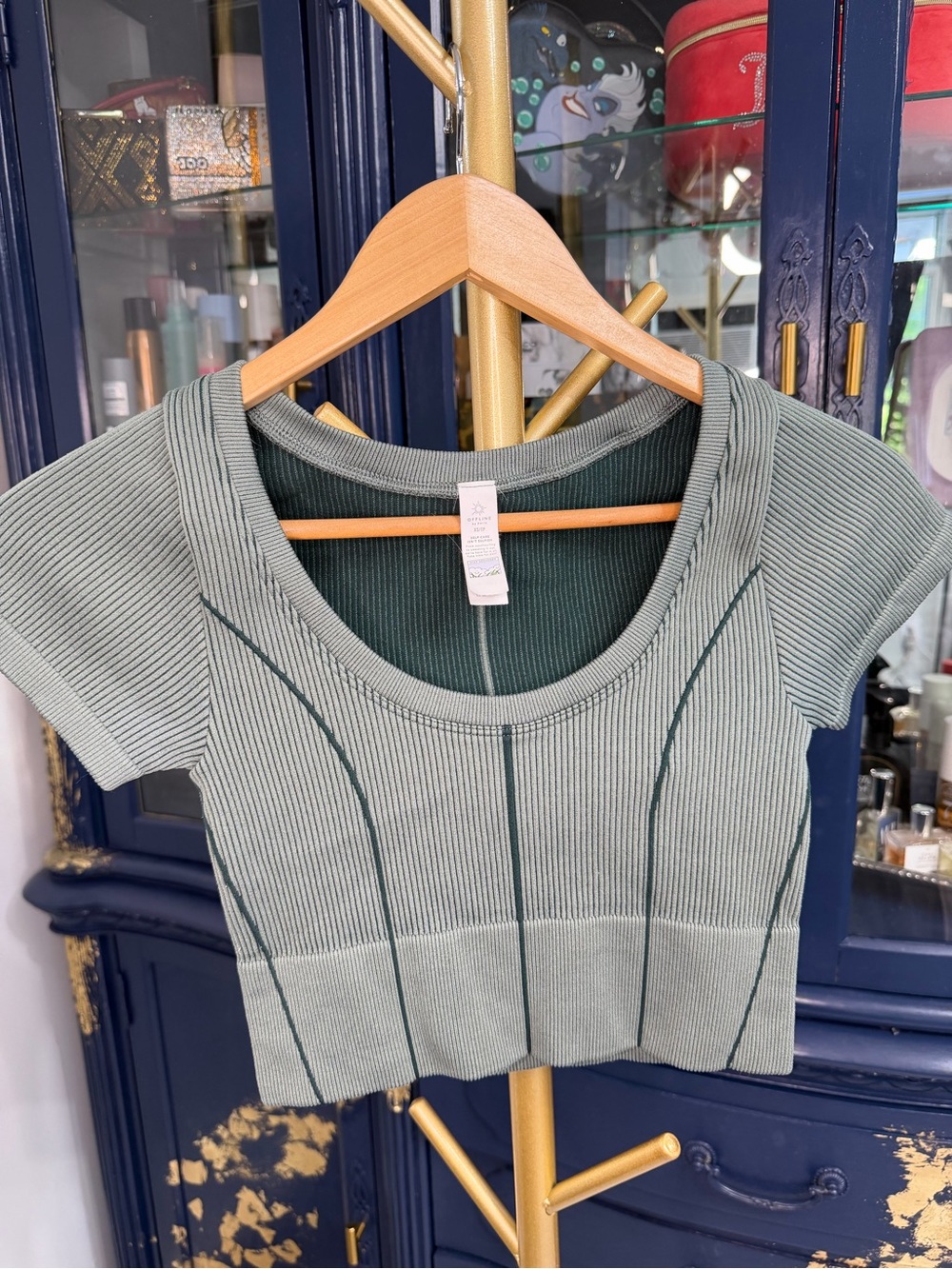 OFFLINE by Aerie Seamless Corset Baby Tee ✨